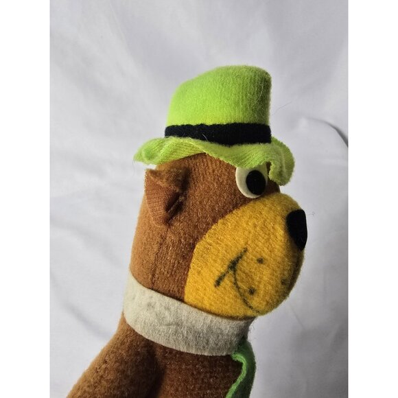 Vintage Mighty Star Yogi Bear Hanna-Barbera  1980 Plush 8”Stuffed Toy - Picture 3 of 7